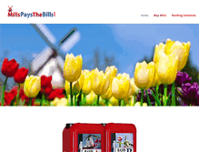 Tablet Screenshot of millspaysthebills.com